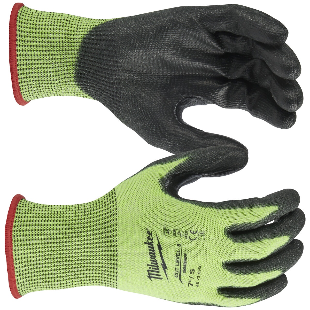 Cimdi hi-vis cut lvl 5/e – xl/10