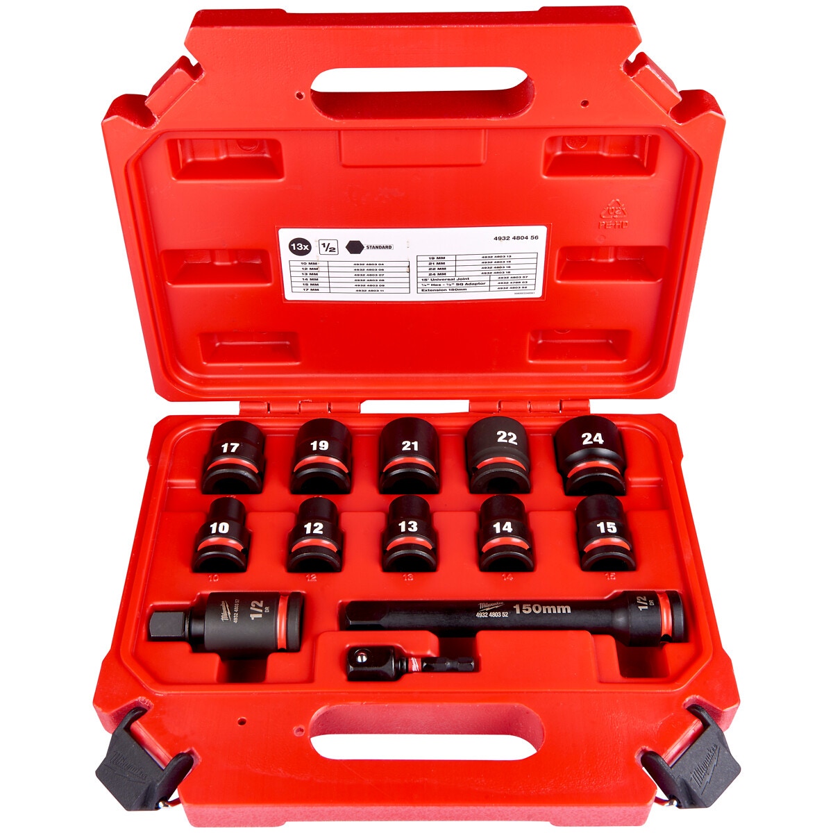 MUCIŅU KOMPLEKTS 1/2" SHW STD 13P
