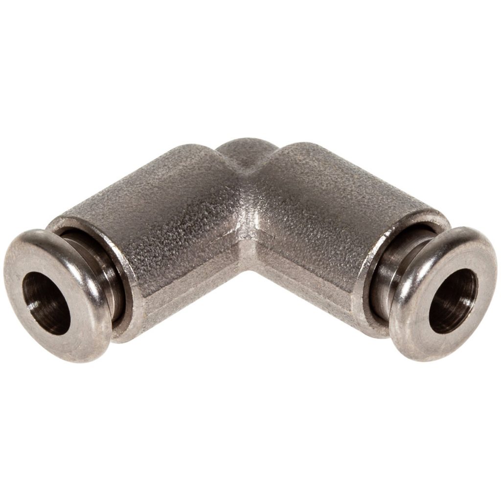 PUSH-IN SAVIENOJUMS 8 MM 90 LEŅĶA LĪKUMS R4 NSF