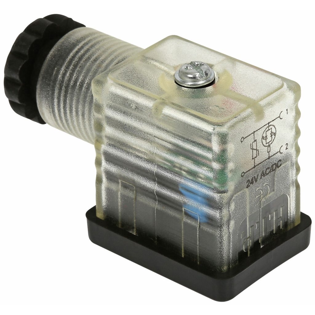 Savienotājs 22led vdr 24v caurspīdīgs din43650b