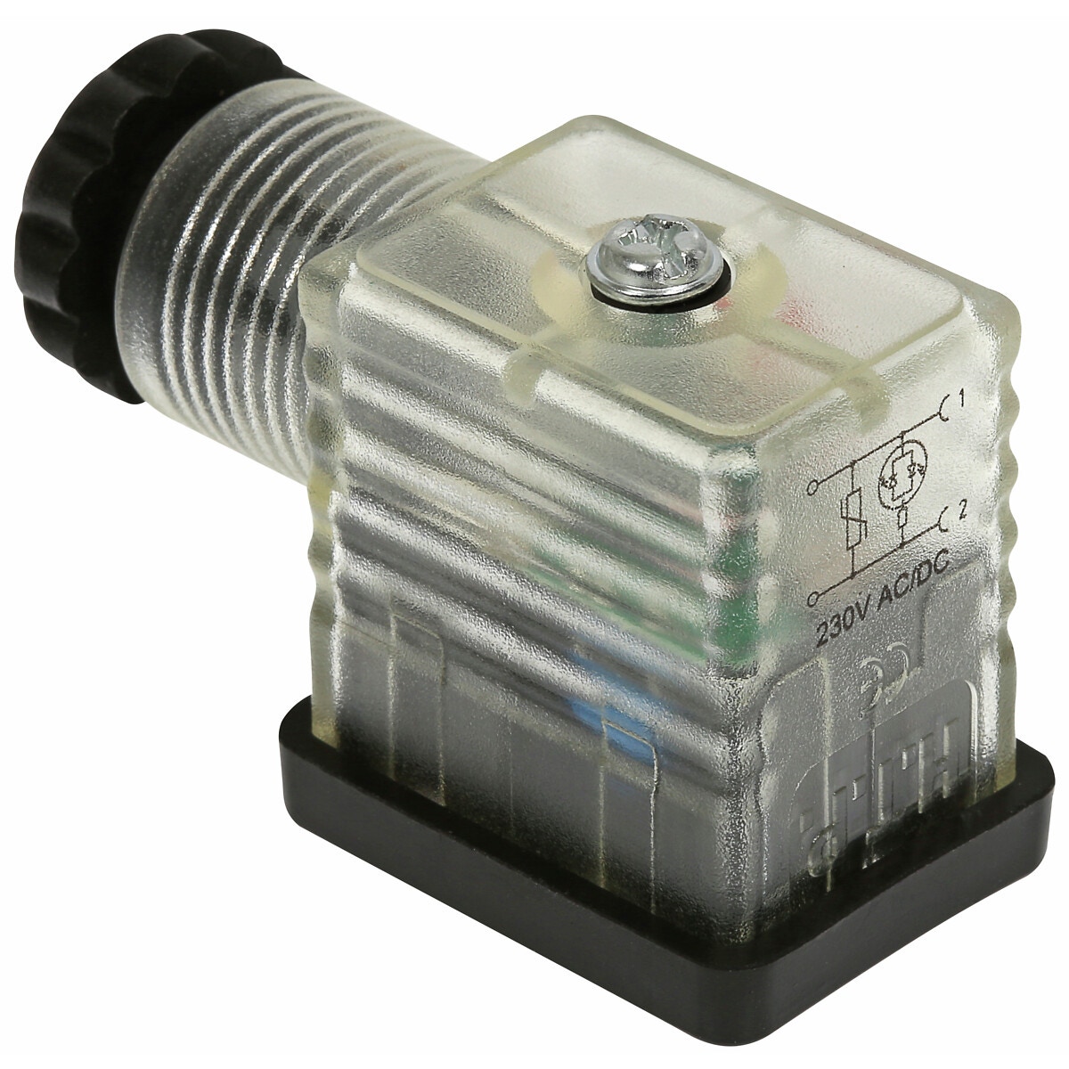 SAVIENOTĀJS 22LED VDR 220V CAURSPĪDĪGS DIN43650B