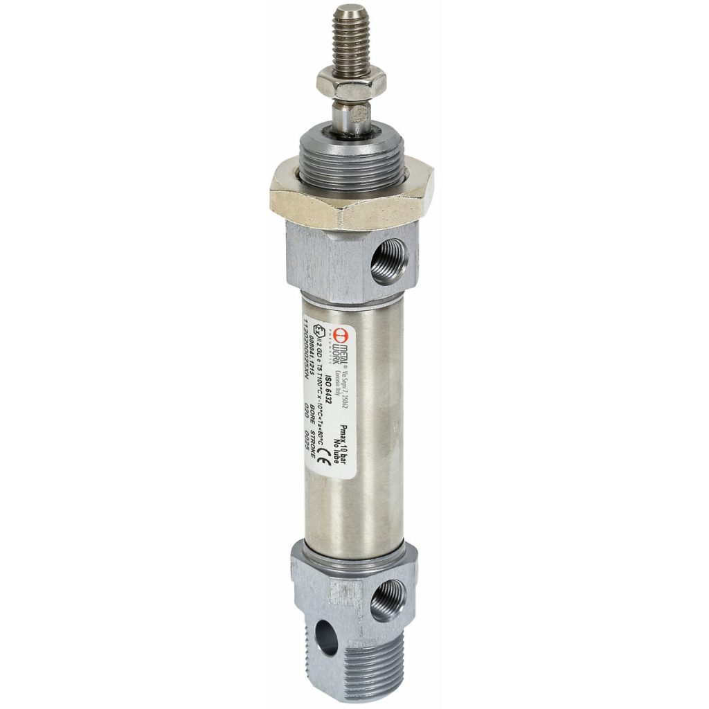 PNEIMATISKAIS CILINDRS 20X25 MINI ISO6432 2-AKT.