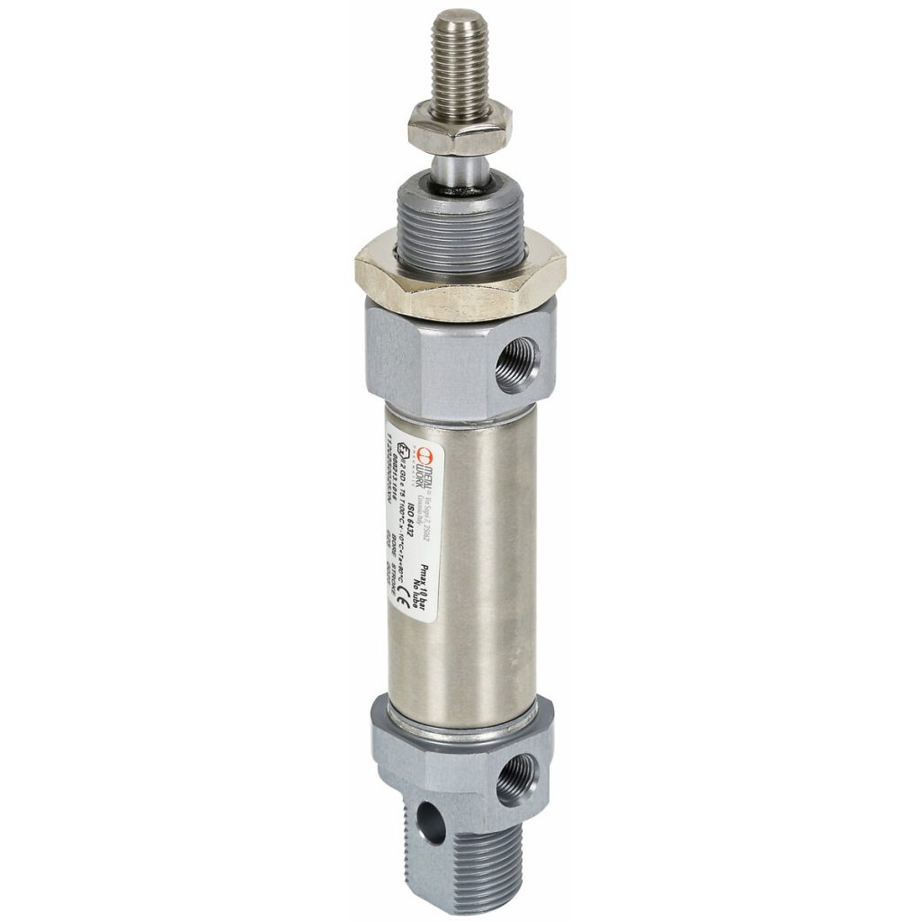 PNEIMATISKAIS CILINDRS 25X25 MINI ISO6432 2-AKT.