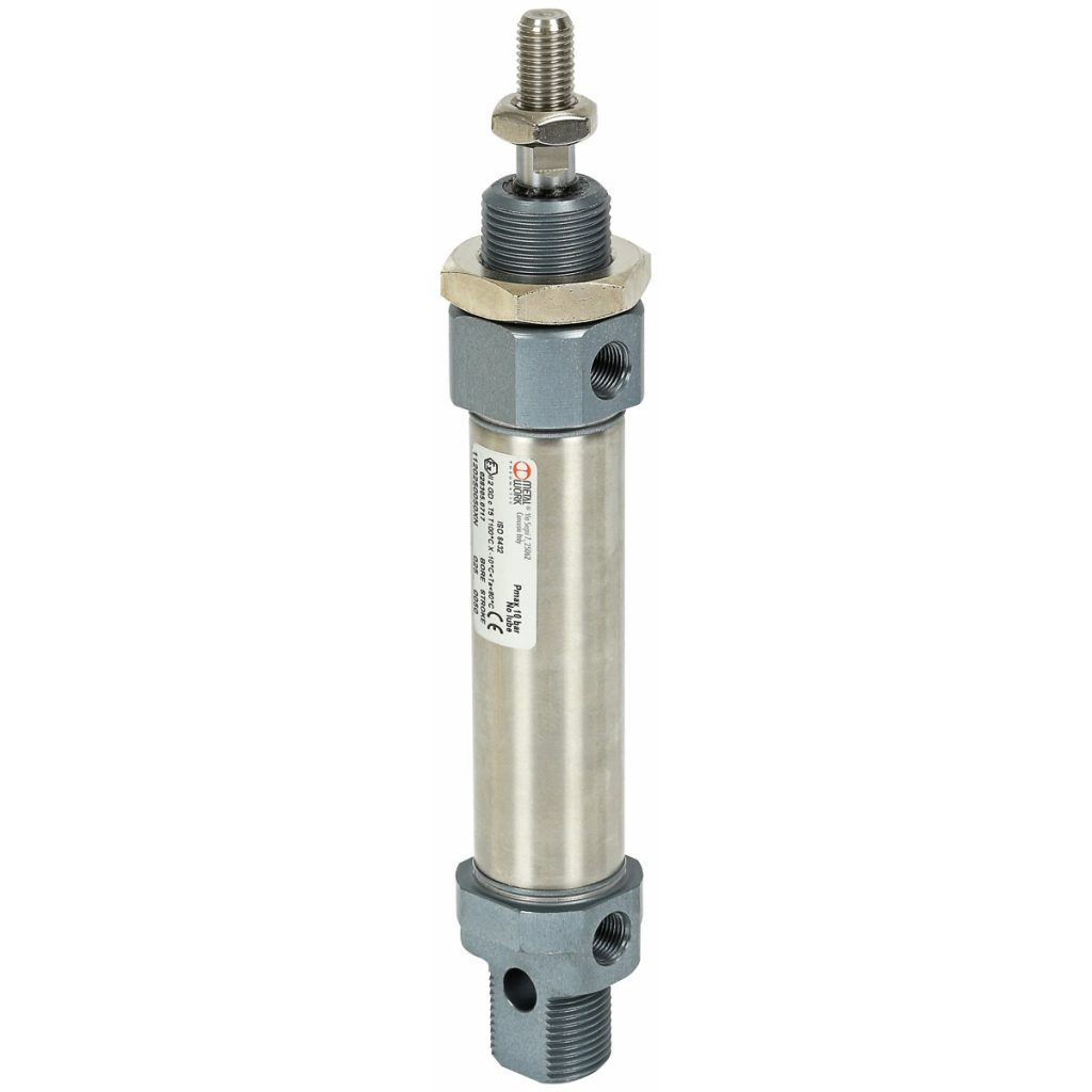 PNEIMATISKAIS CILINDRS 25X50 MINI ISO6432 2-AKT.