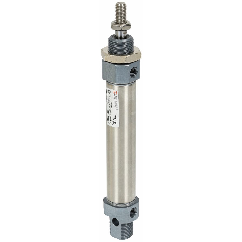 PNEIMATISKAIS CILINDRS 25X80 MINI ISO6432 2-AKT.