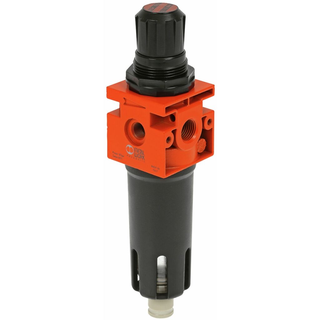 FILTRS-REGULATORS 1/4 FR04 RMSA 4MIC 0-12BAR JAUNS D