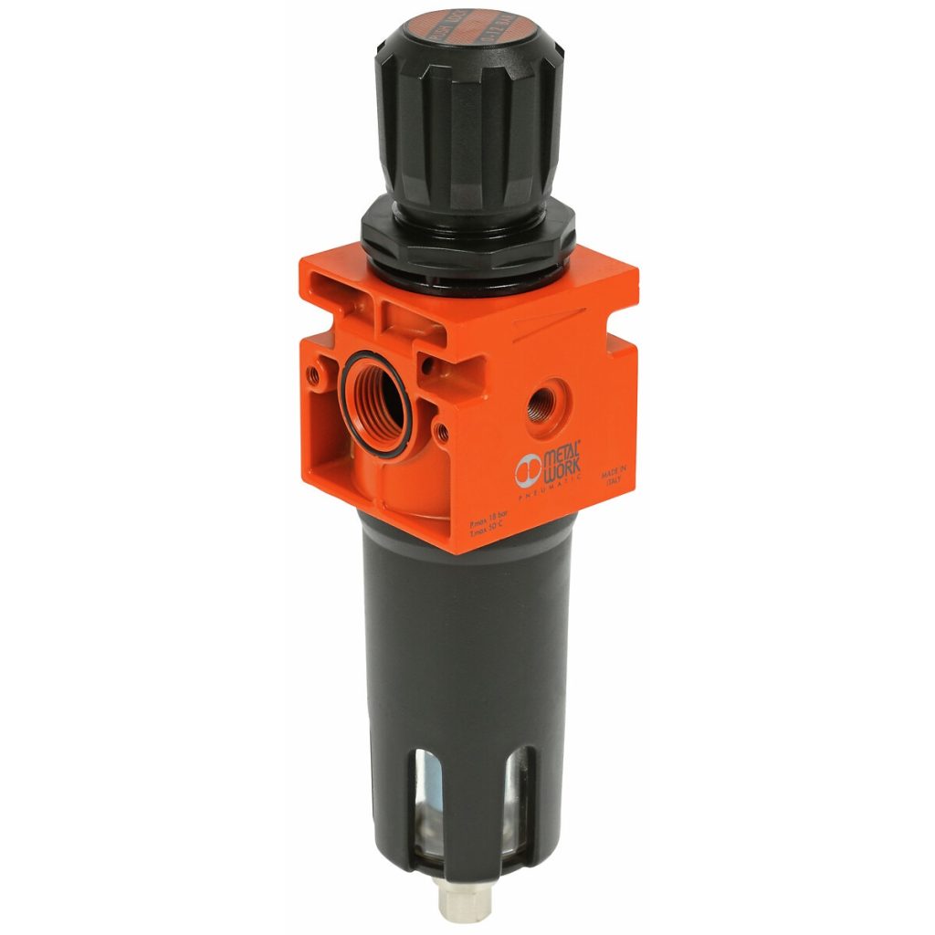 FILTRS-REGULATORS 1/2 FR06 SAC 20MIC 0-12BAR JAUNS DE