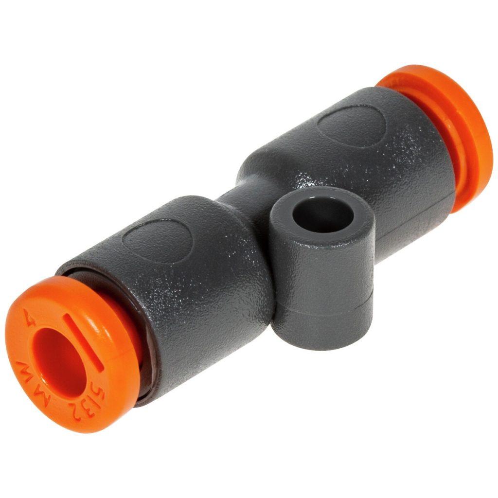 PUSH-IN SAVIENOJUMS 8 MM TAISNS TECHNOPOLIMĒRS R19IP