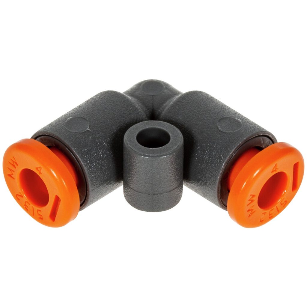 PUSH-IN VEIDGABALS 6 MM 90 LEŅĶA LĪKUMS NO TEHNOPOLIMĒRA R21IP