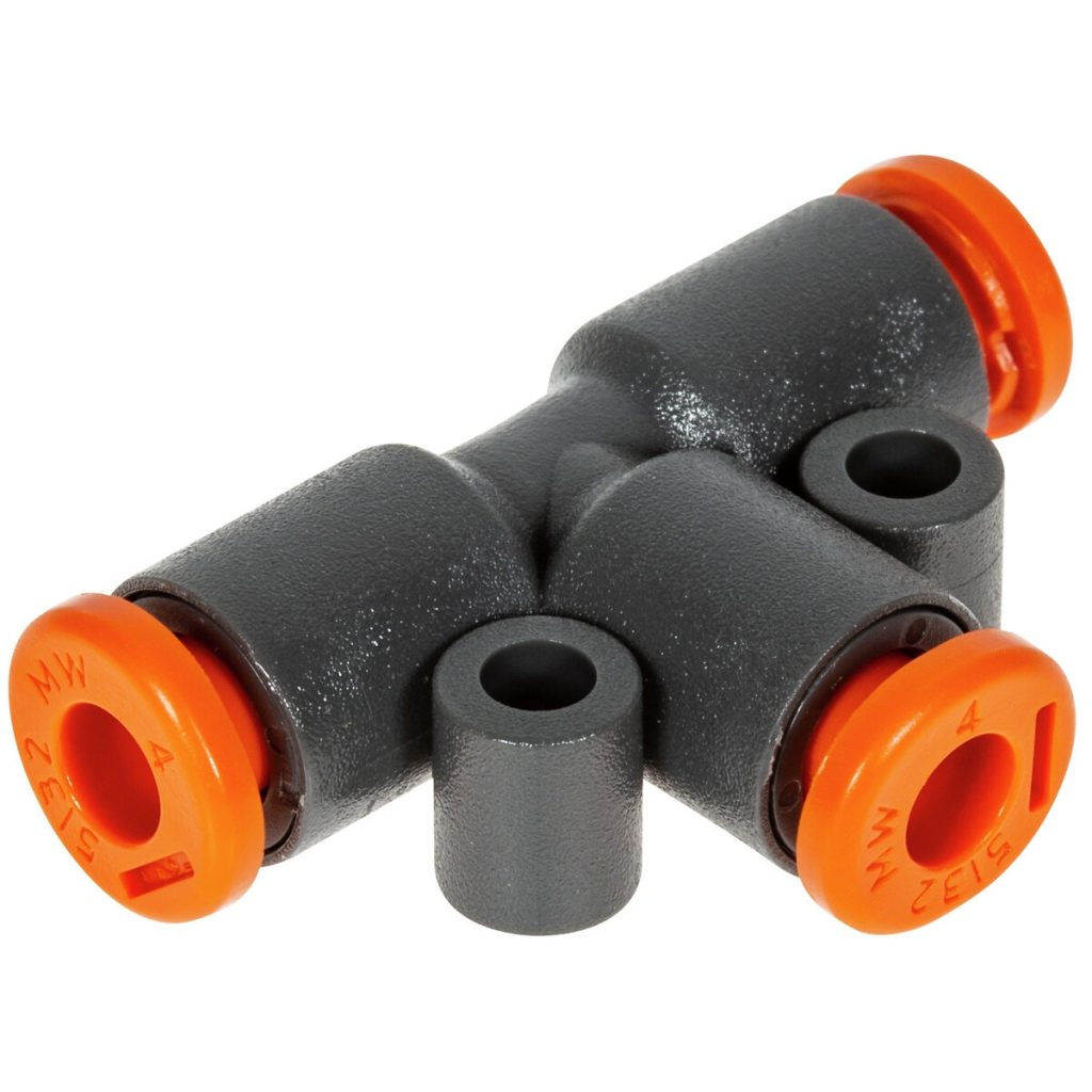 10 MM R22 T-VEIDA SAVIENOJUMS NO TEHNOPOLIMĒRA