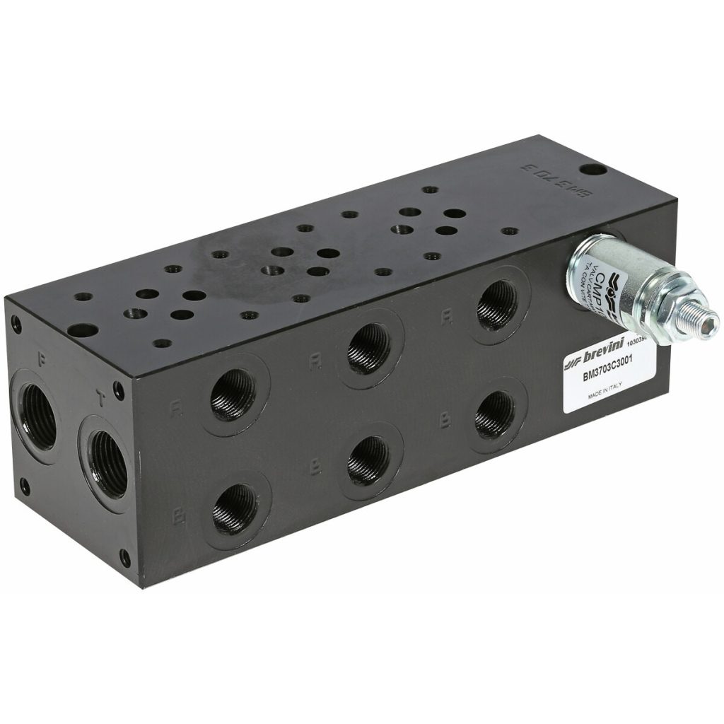 CETOP 3/NK6 3/8 SUBLATE 3 STACIJAS PRV