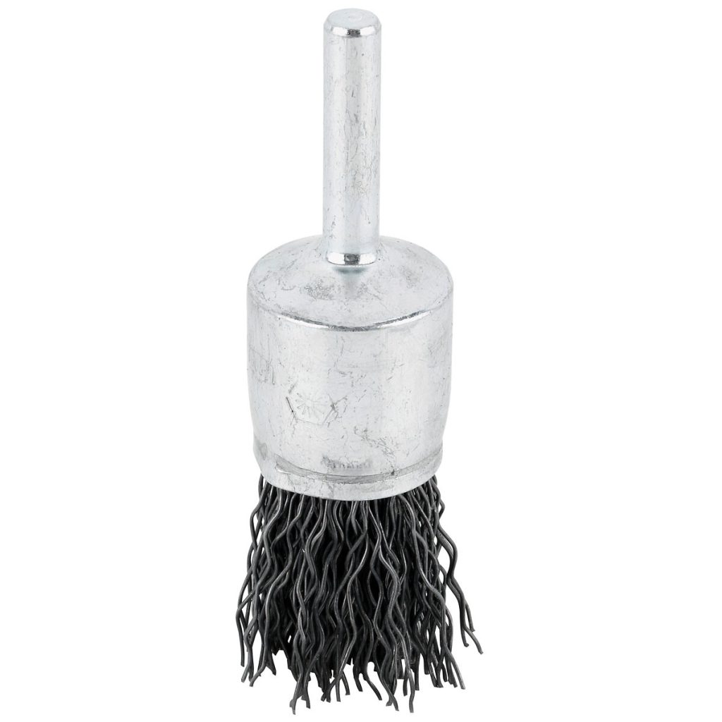 Gala birste 6 mm kāts 30 mm tērauda stieple 0,50 mm