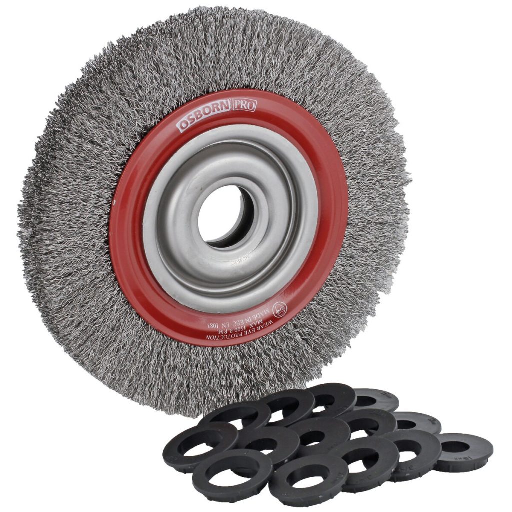 Stiepļu riteņu birste 200x30x32mm 0,30mm
