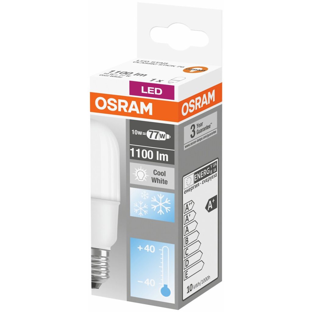 Led spuldze 10w/840 e27 fr ice led star stick75
