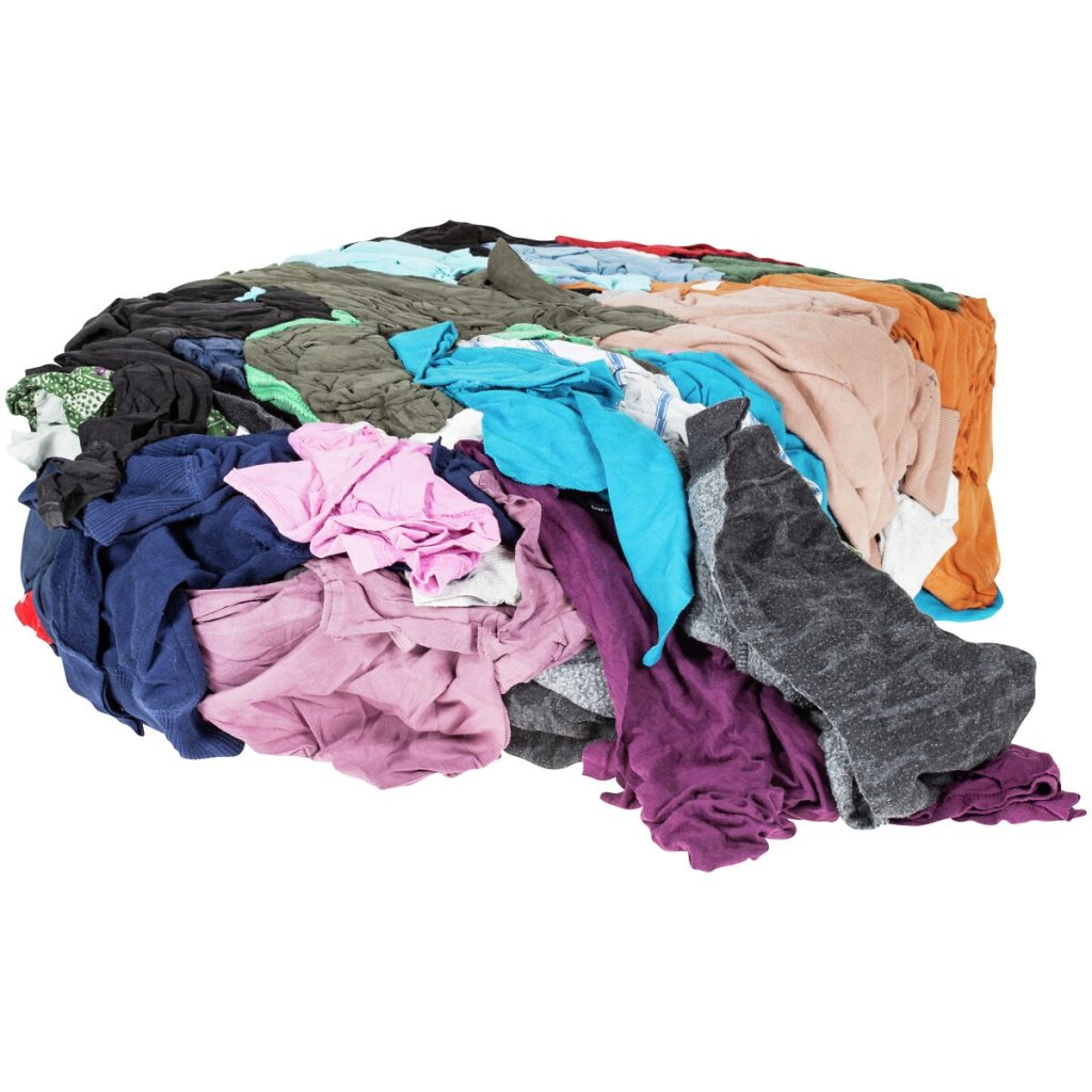 Mašīnu tīrīšanas lupatiņa motley tricot 10kg