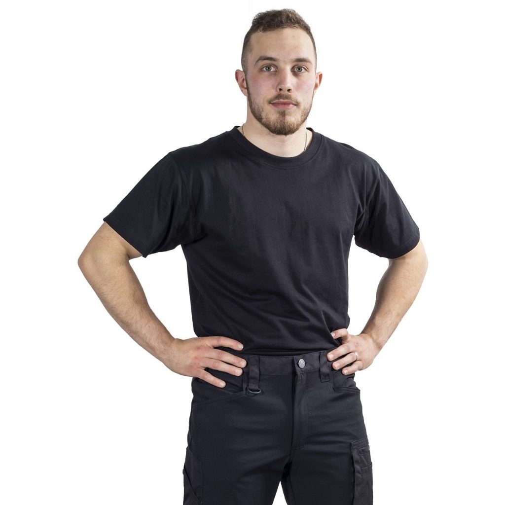 T-krekls m vety melns