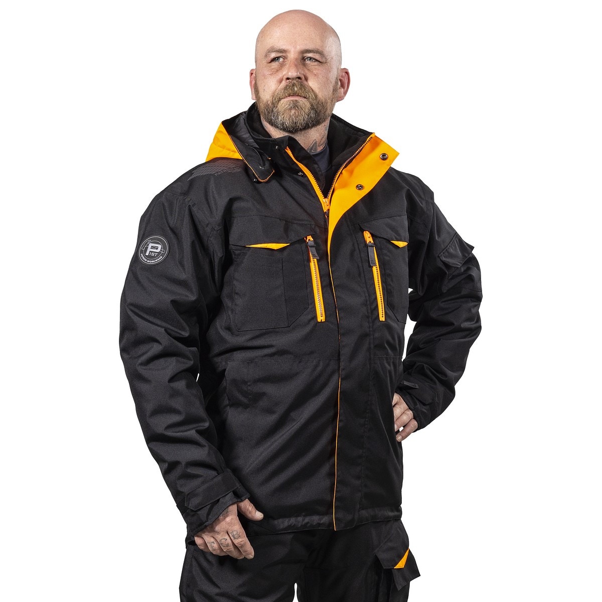 ZIEMAS JAKA M FOSTER BLACK/FL.ORANGE