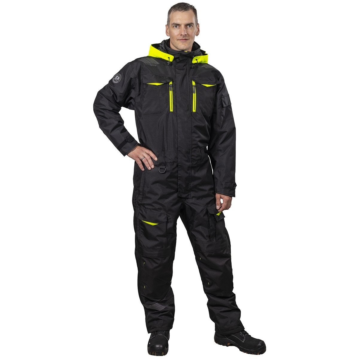 Winter vāksall xl falcon melns/fl.yel