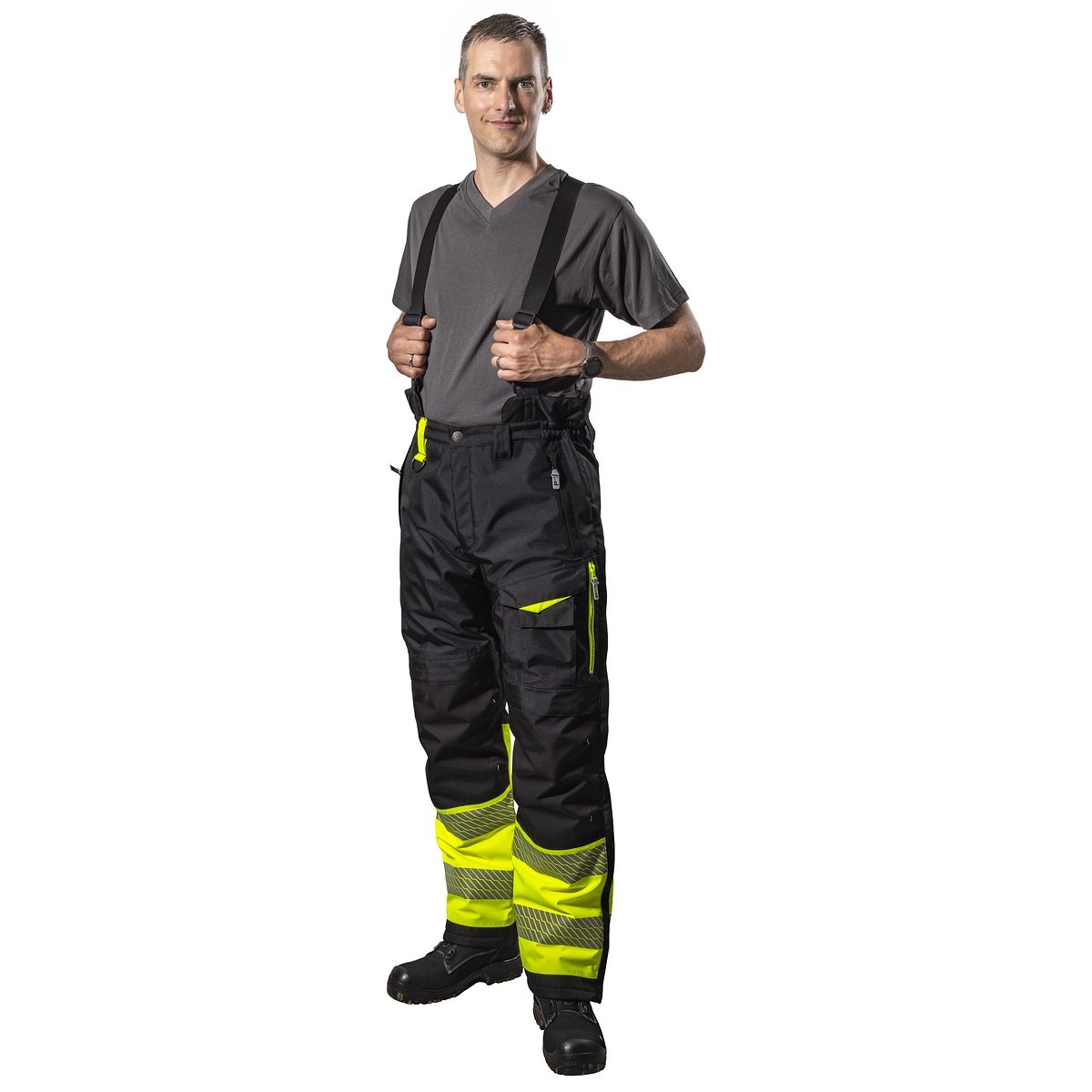Ziemas bikses d104 austin fl.yel/melns cl1