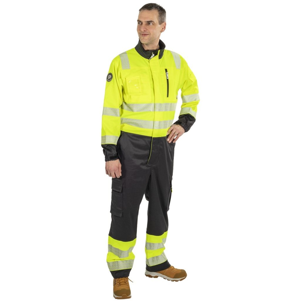 KOMBINEZONS M RIPLEY FL.YEL/BLACK CL3