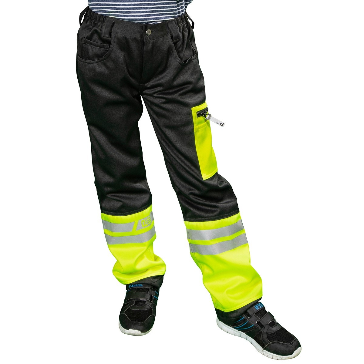 Bērnu bikses 120 aaron fl.yel/melns