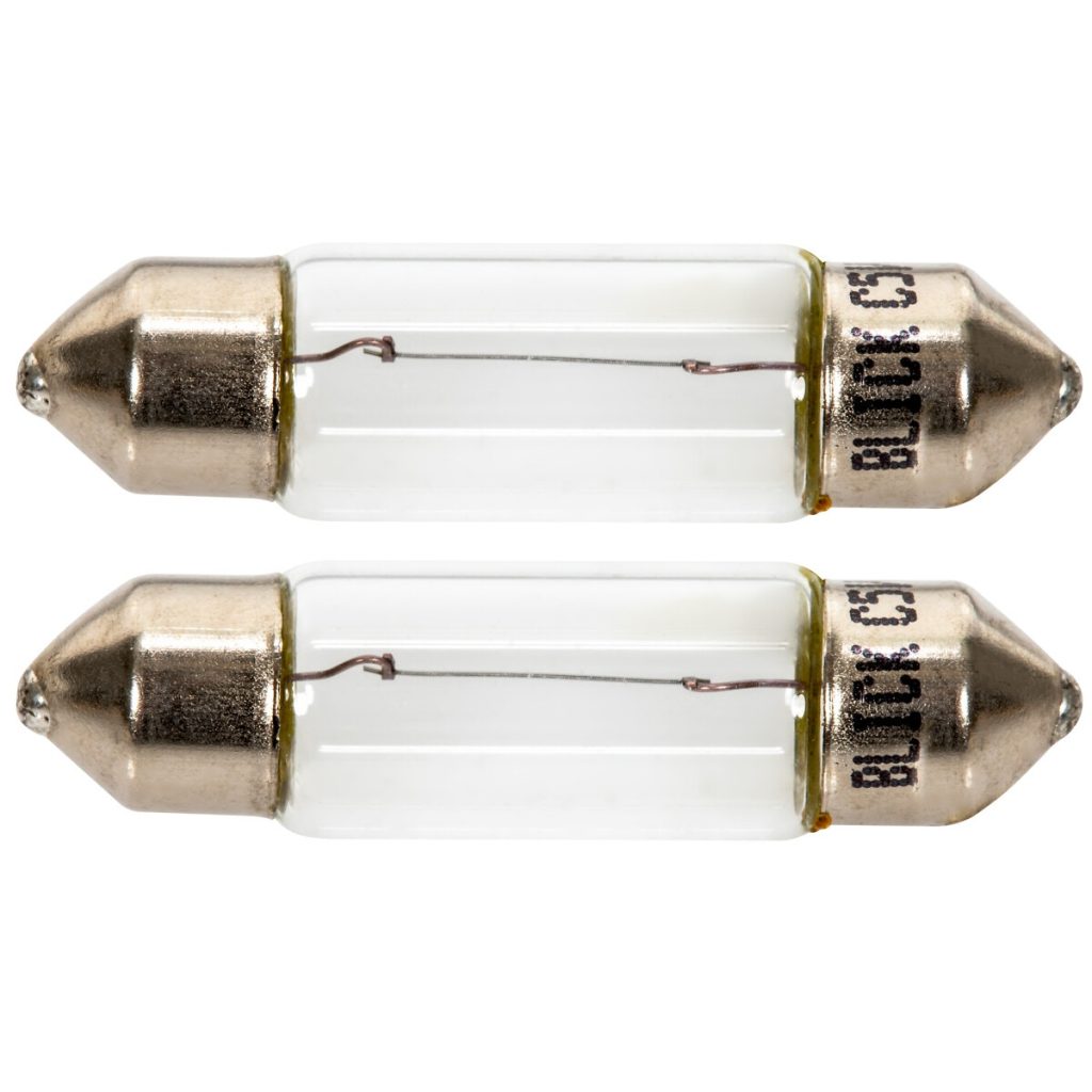 Spuldze sv8.5 37mm 5w 12v 2 gab.