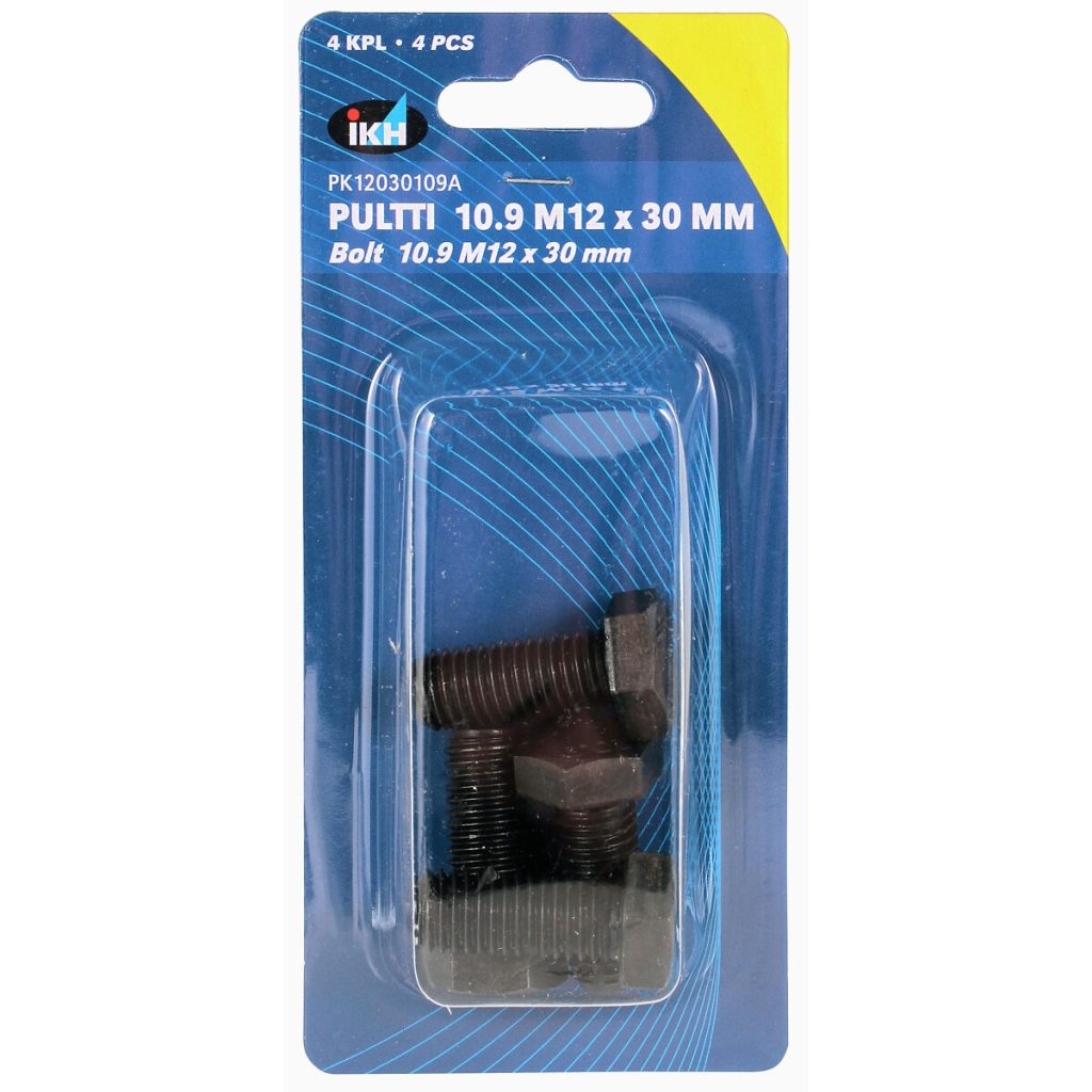 Skrūve m12x30 10.9 4gab din933