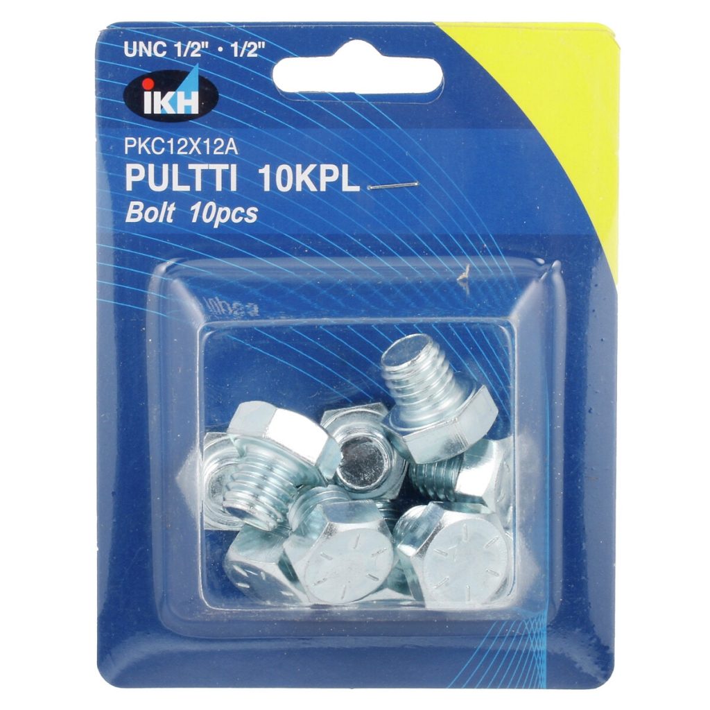 Skrūve unc 1/2 x 1/2" 10 gab. cinkots