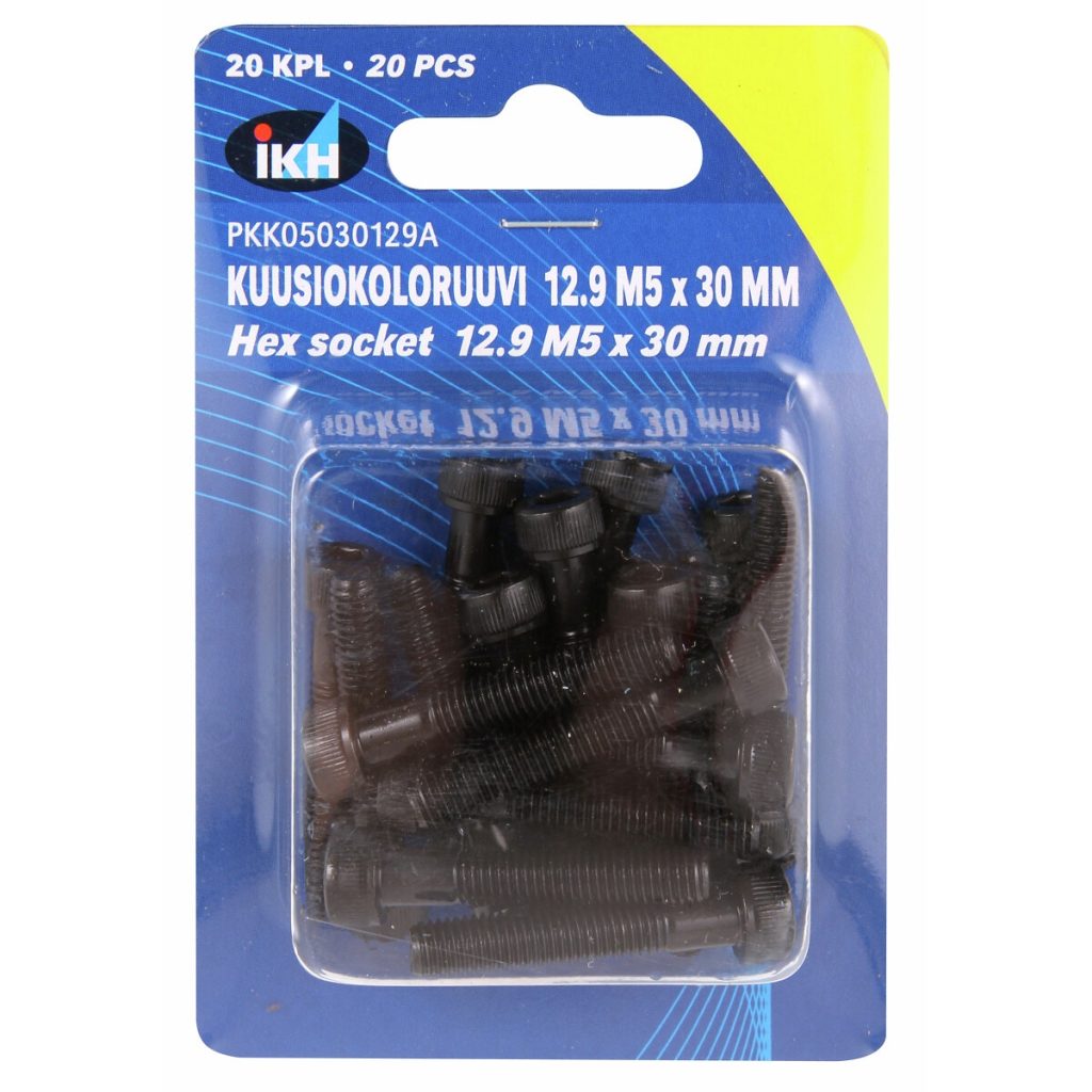 Skrūve ar galviņu m5x30 12,9 20gab din912