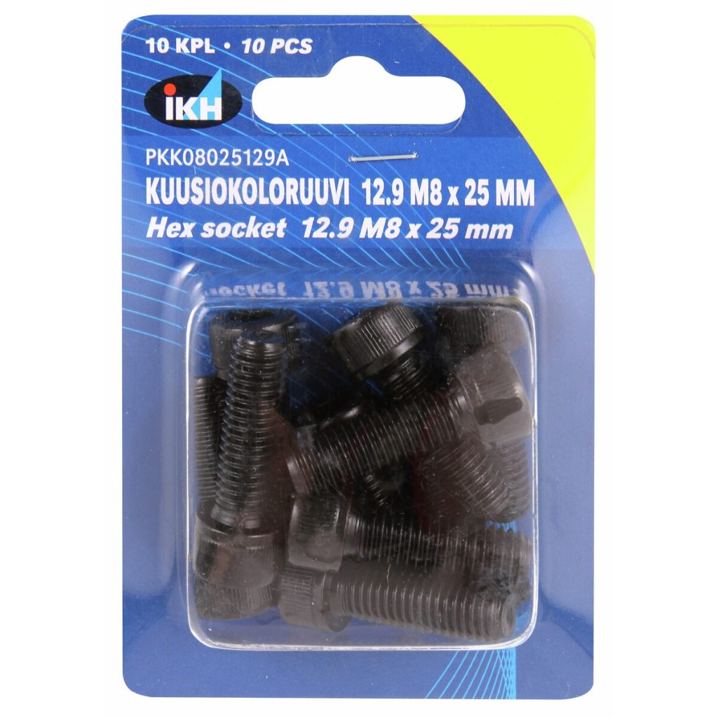 Skrūve ar galviņu m8x25 12,9 10gab din912