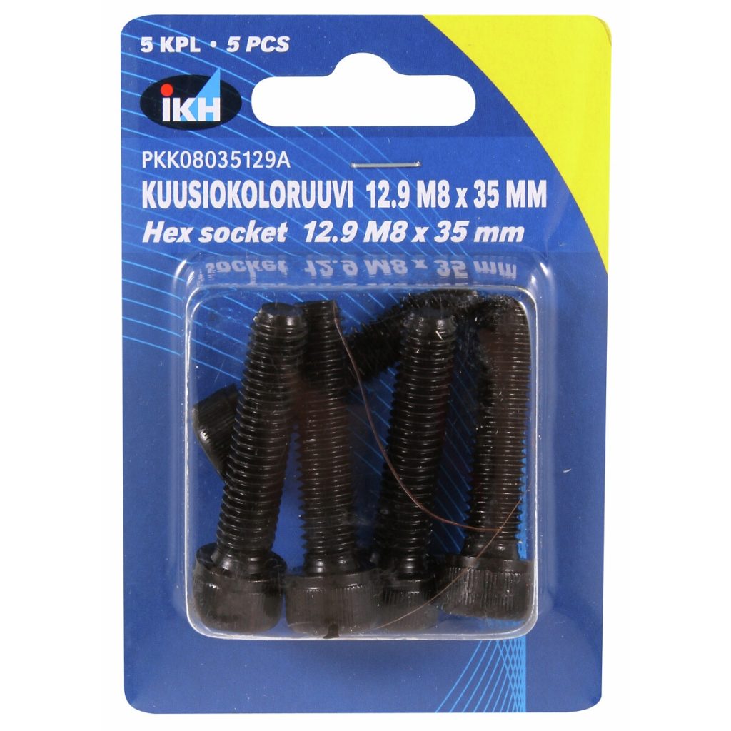 Skrūve ar galvu m8x35 12,9 5gab din912