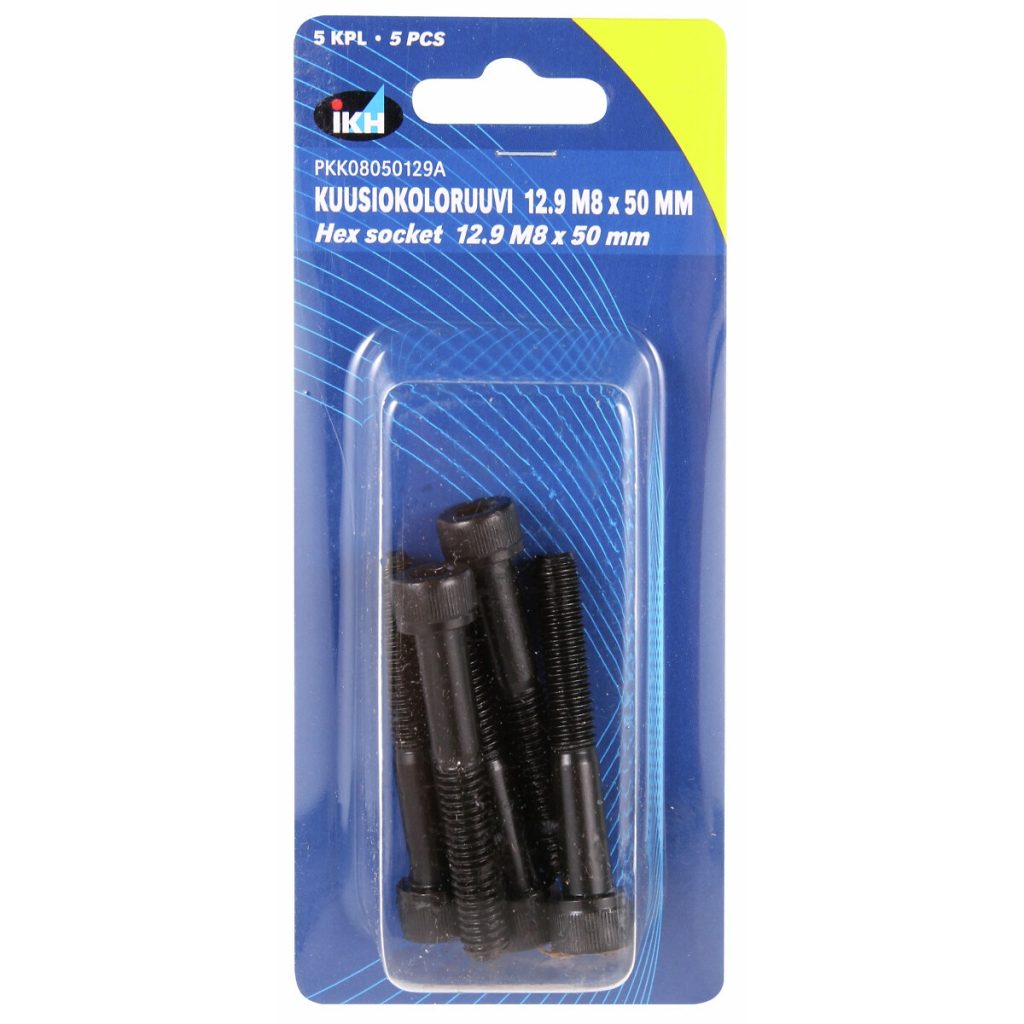 Skrūve ar galviņu m8x50 12,9 5gab din912