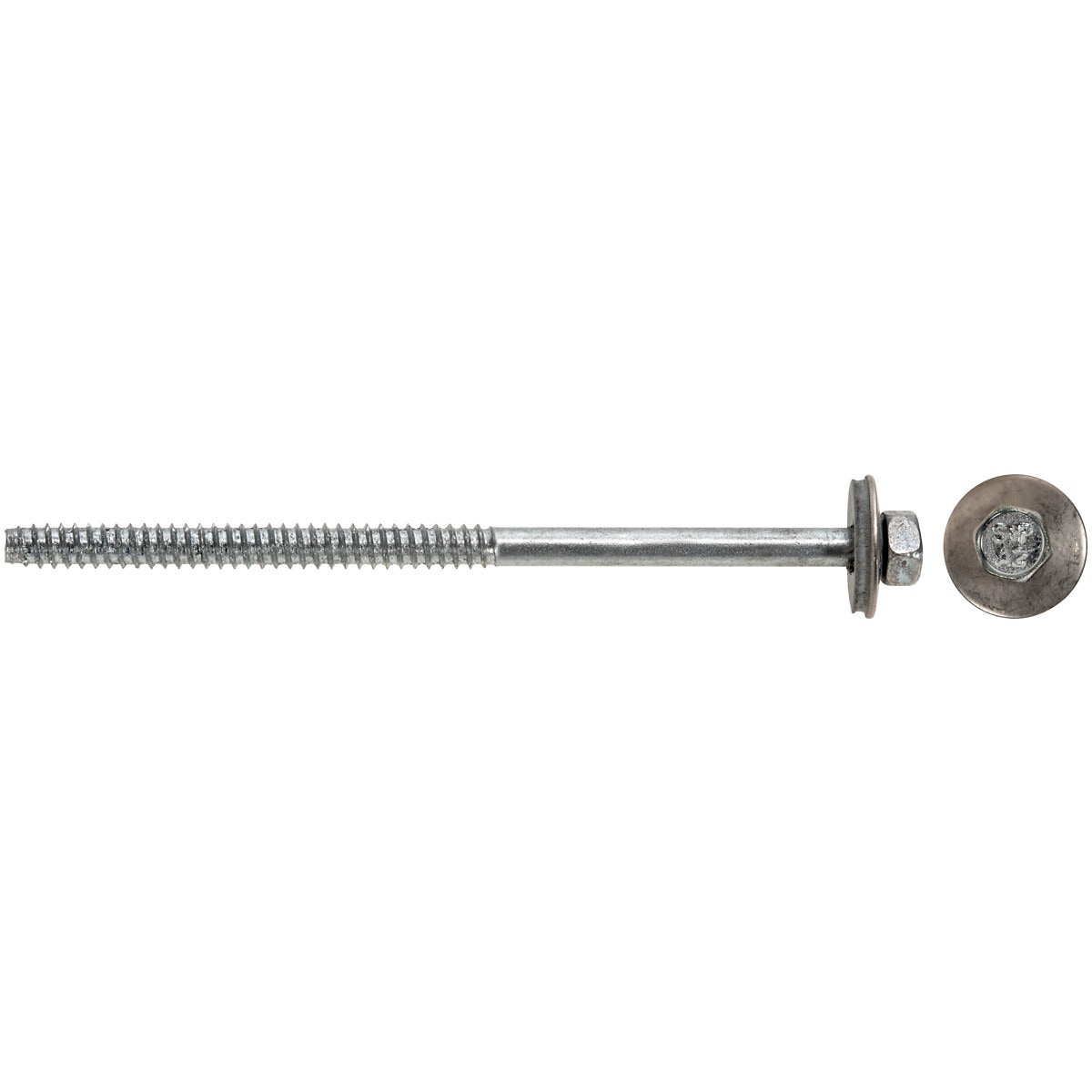Fasādes skrūve 6,3x115mm a2 100gab epdm