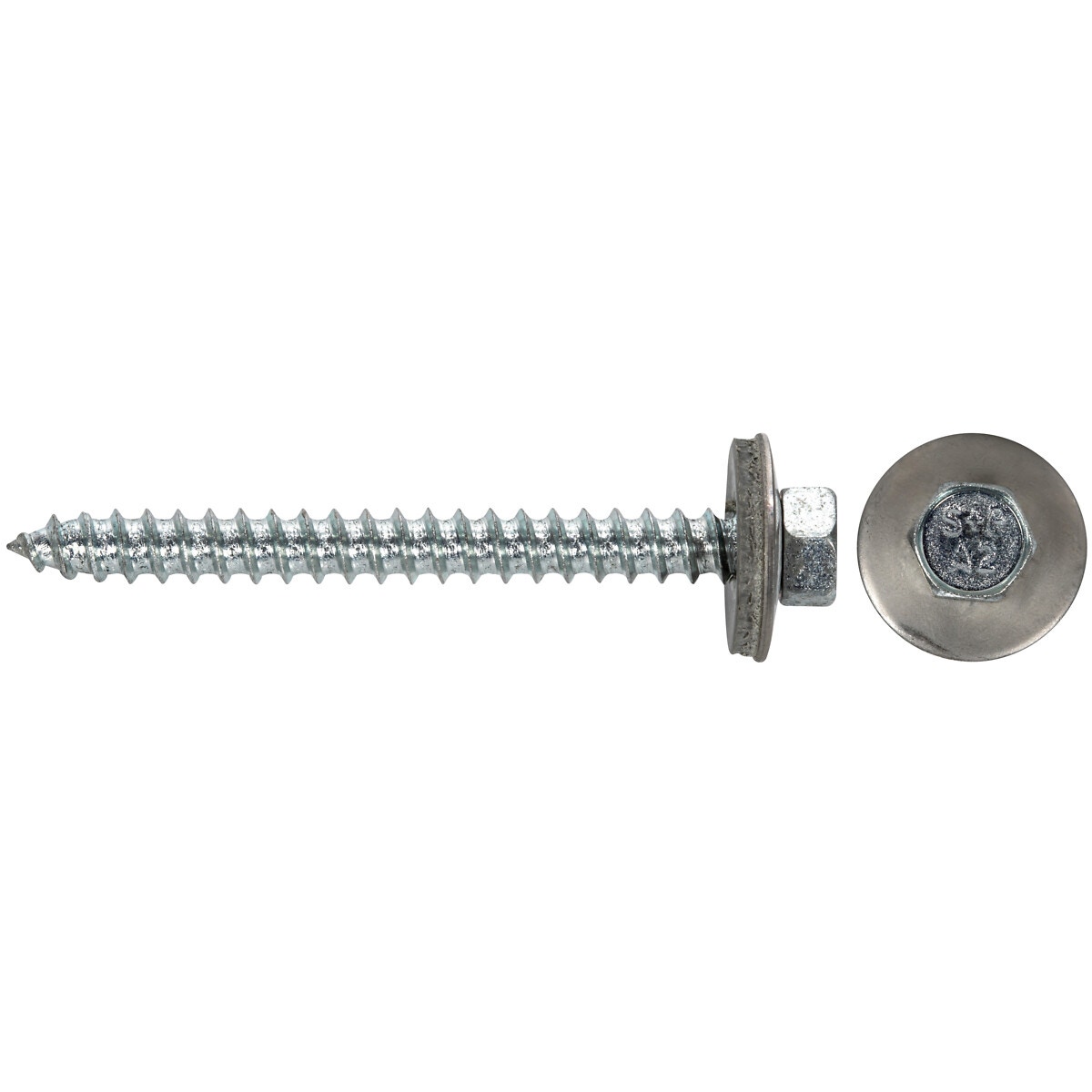 Fasādes celtniecības skrūve 6,5x64mm a2 100gab epdm