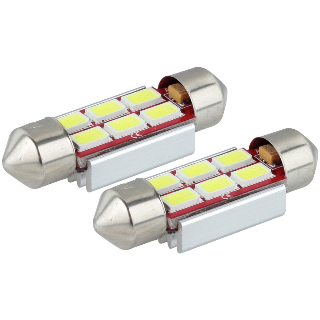 Led spuldze 12v sv8,5 36mm can-bus