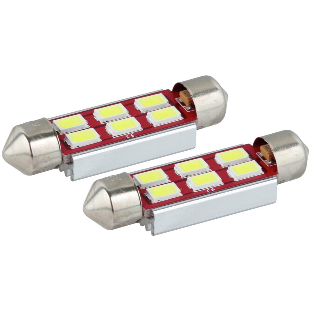 Led spuldze 12v sv8,5 42mm can-bus