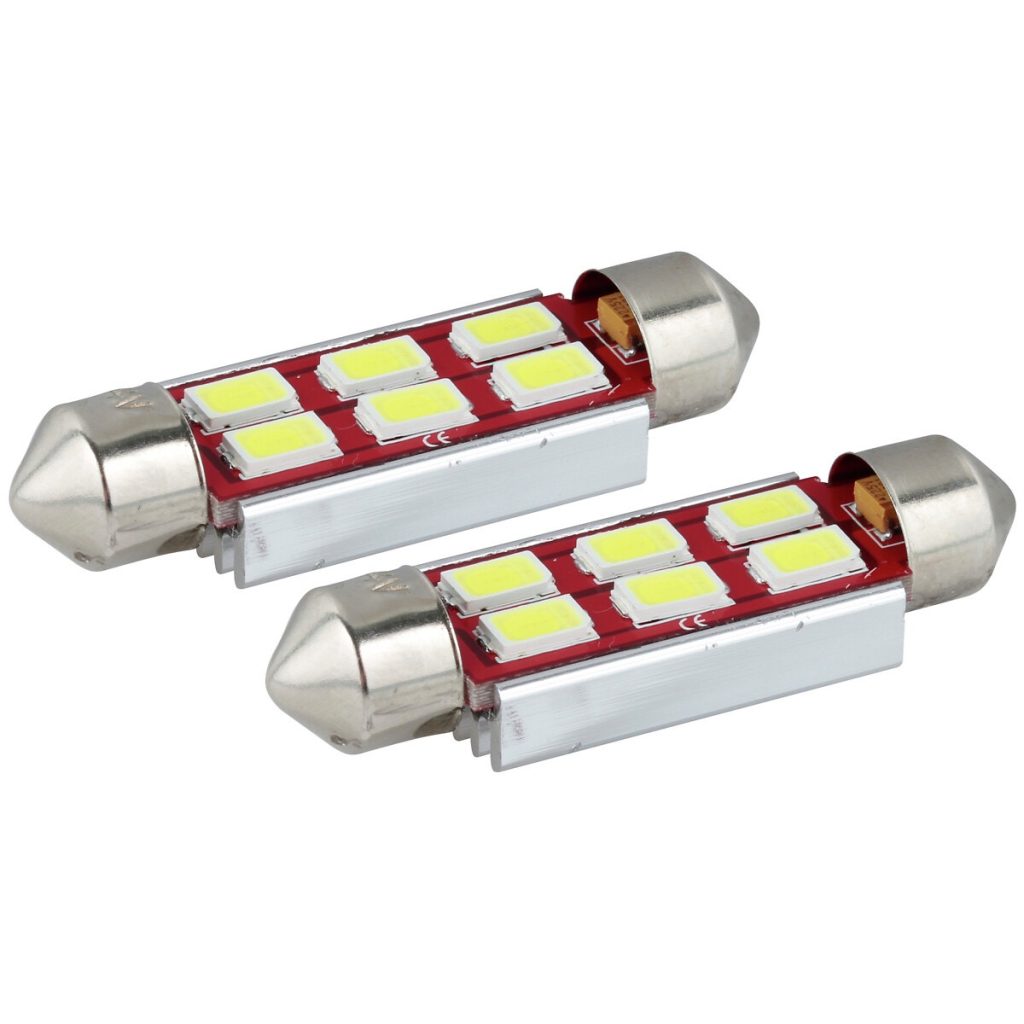 LED spuldze 24v sv8,5 42mm can-bus