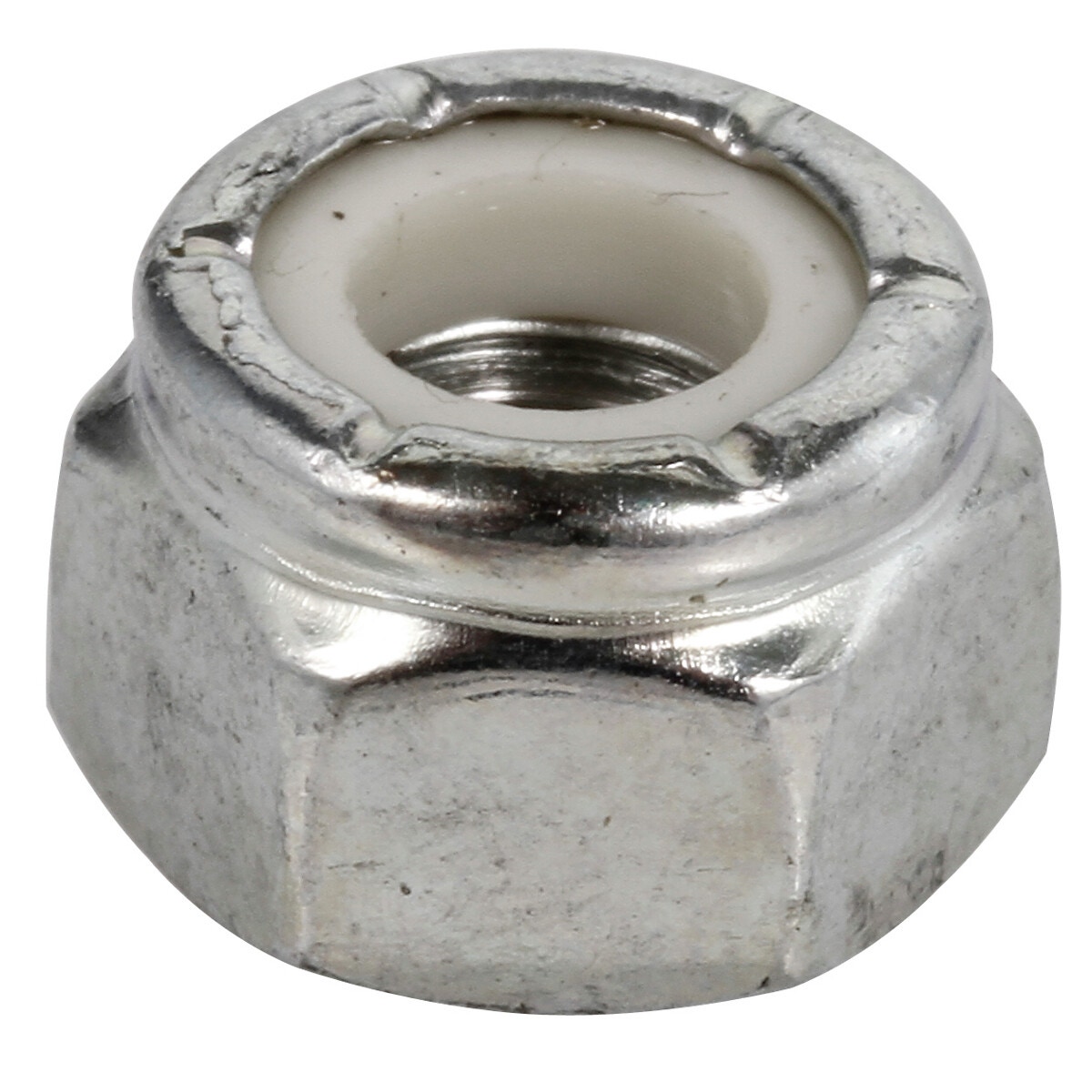 Uzgrieznis unc nyloc 3/8" 10gab cinkots