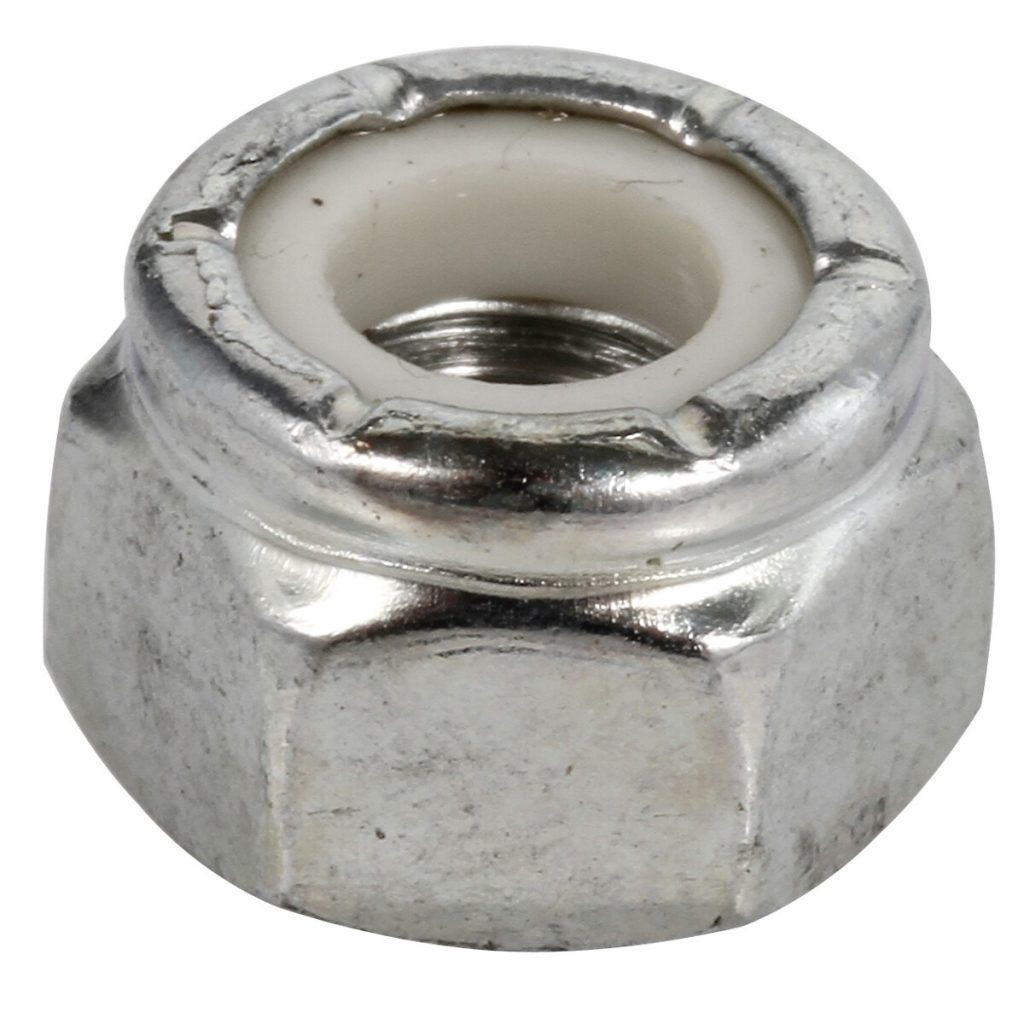 Uzgrieznis unc nyloc 1/4" cinkots