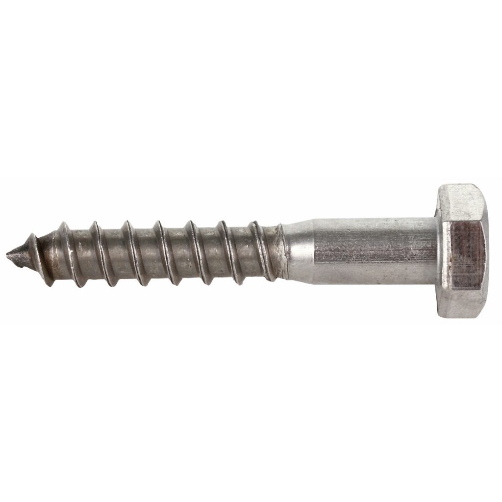 Kokskrūve 12×80 25gab a2 ss ce din571