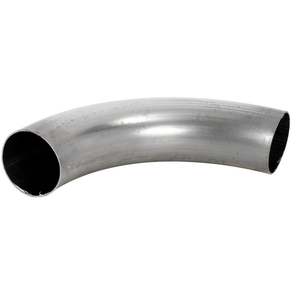 90 grādu līkne 100x2mm melns