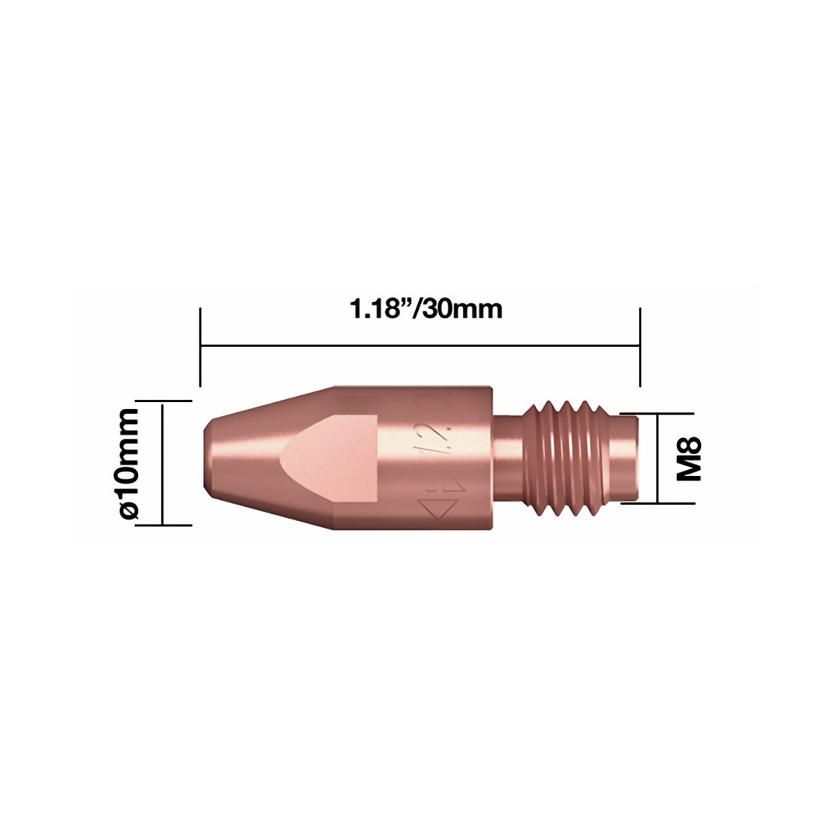 Kontakta uzgalis .045"/1.2mm crzr 10gab.