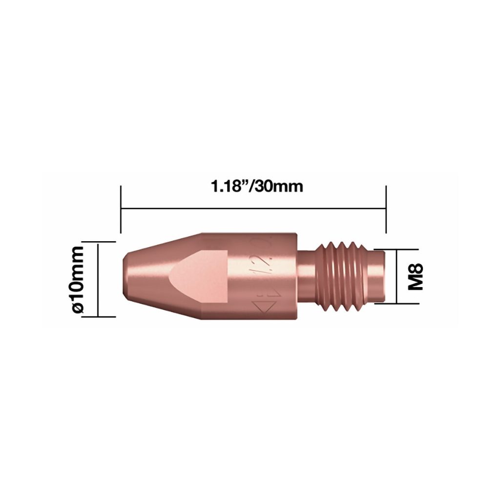 Kontakta uzgalis .040"/1.0mm m8 ecu 10 gab.