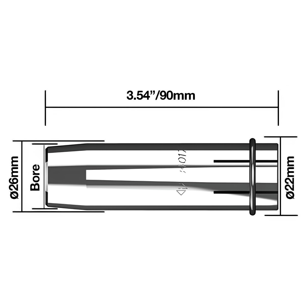 Konusveida uzgalis 18 mm 5 gab. parweld