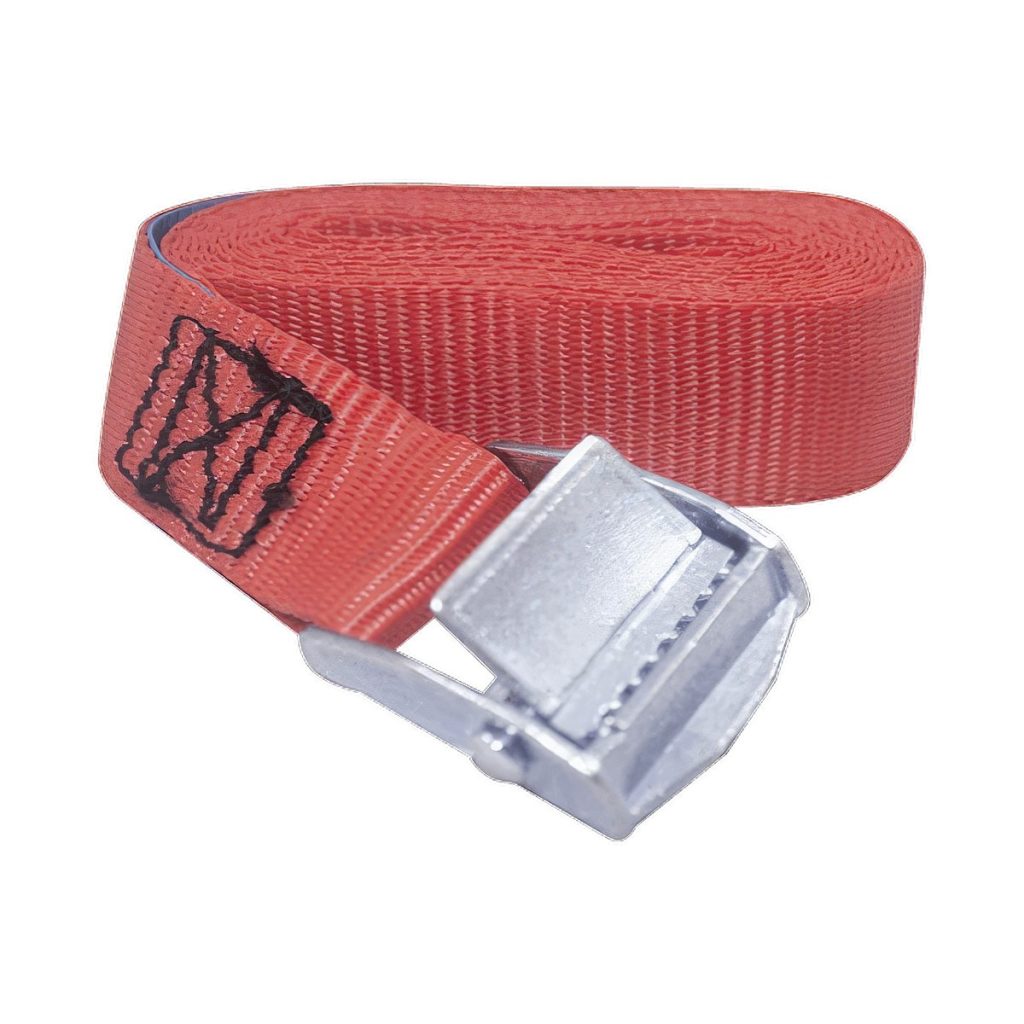 Stiprinājuma josta ar sprādzi (cambuckle) 500 kg, 2,5 m × 25 mm