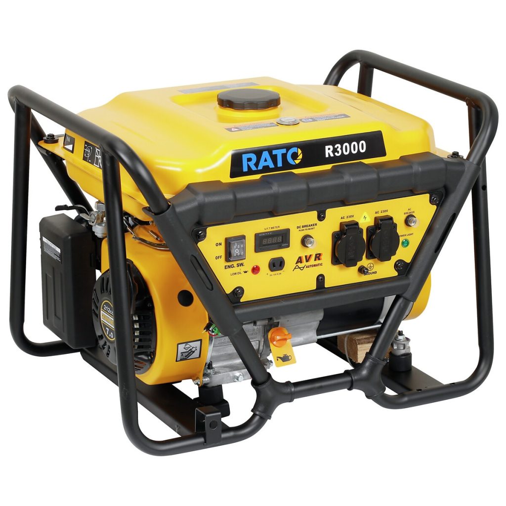 Ģenerators 3,0kw r3000 avr benzīns