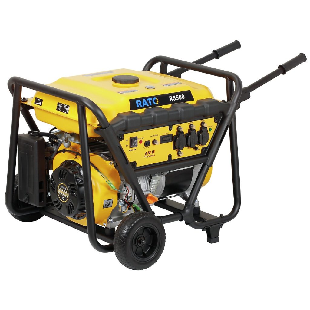 Ģenerators 5,5kw r5500 avr benzīns