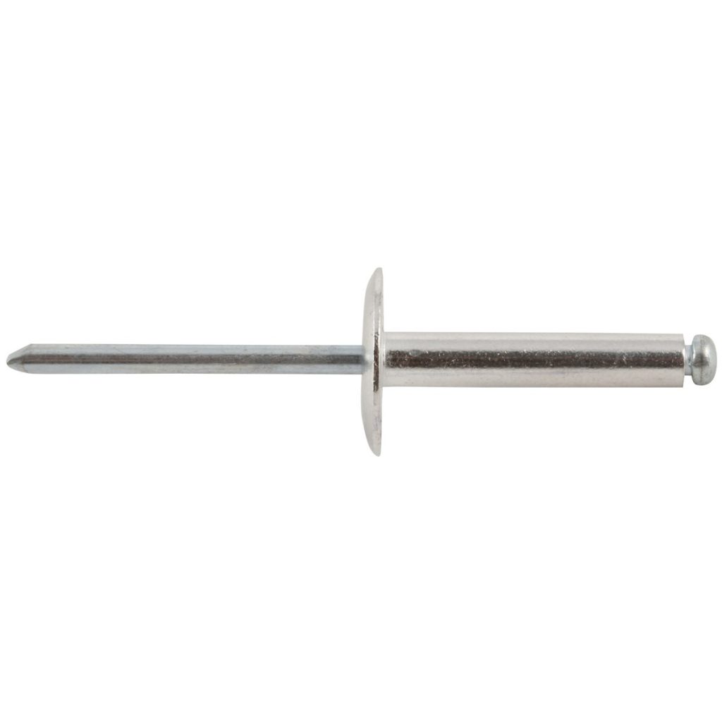Slēptā kniede alum. 4,8×25,0 plats 250gab afl