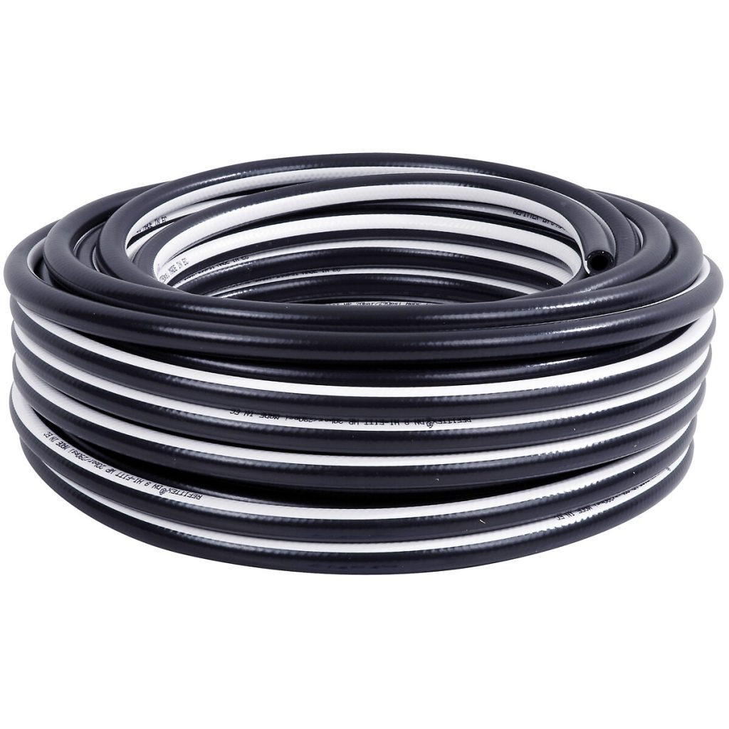 Pneimatiskā šļūtene 8x13mm pvc reinpriekšced melns