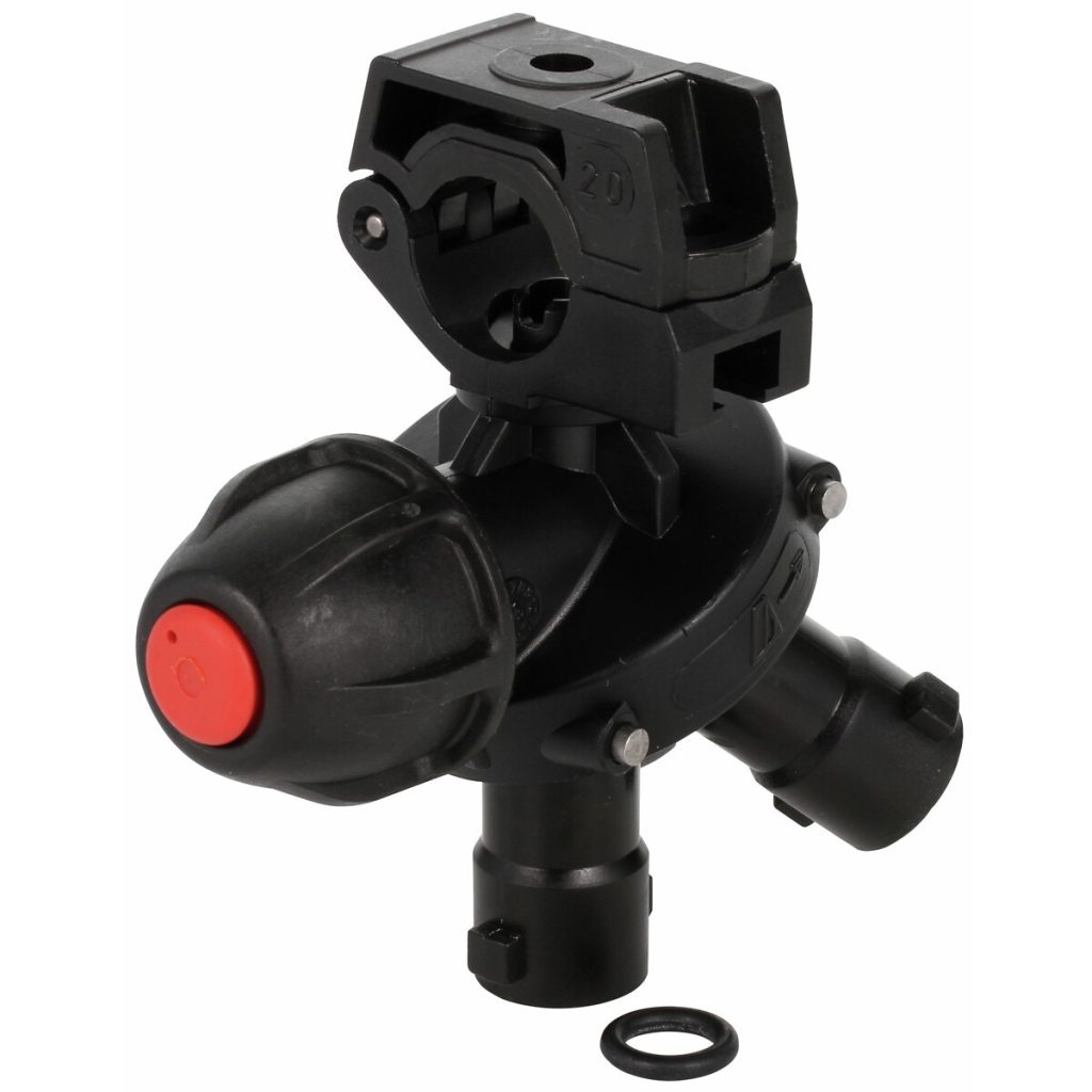 Sprauslas turētājs trīsvietīgs 20 mm
